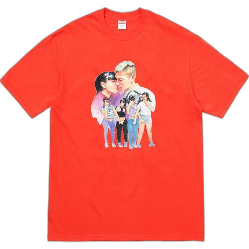 Supreme Kiss Tee Bright Orange