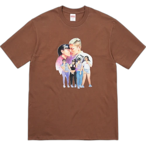 Supreme Kiss Tee Brown