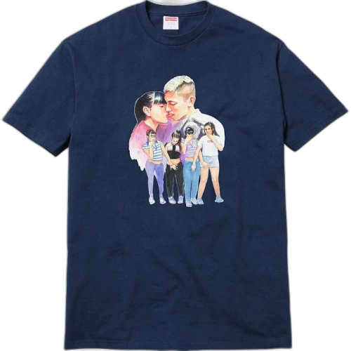 Supreme Kiss Tee Navy