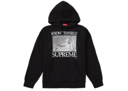 Supreme Know Thyself Hooded Sweatshirt Black