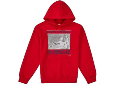 Supreme Know Thyself Hooded Sweatshirt Red