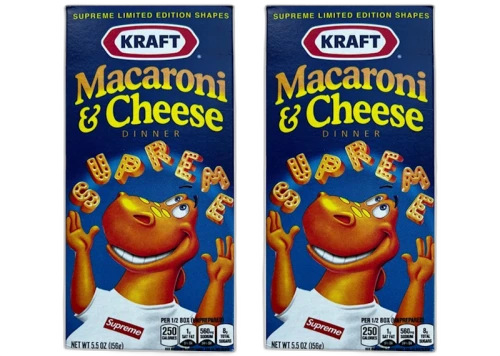 Supreme Kraft Macaroni & Cheese 2x Lot (Not Fit For Human Consumption)