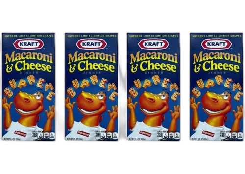 Supreme Kraft Macaroni & Cheese 4x Lot (Not Fit For Human Consumption)