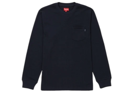 Supreme L/S Pocket Tee (FW18) Black