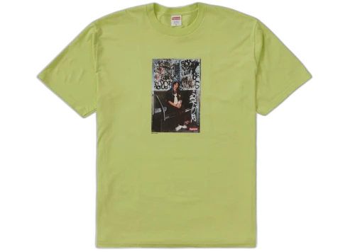 Supreme Lady Pink Tee Neon Green