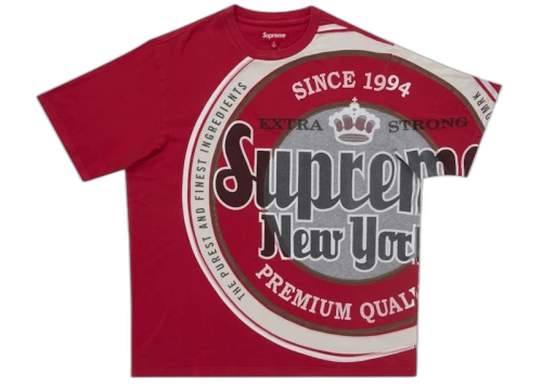 Supreme Lager S/S Top Red