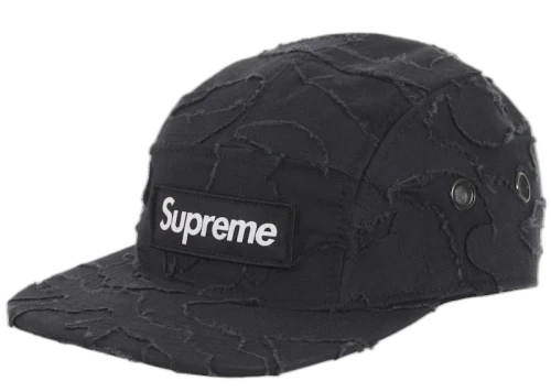 Supreme Layered Camo Camp Cap Black