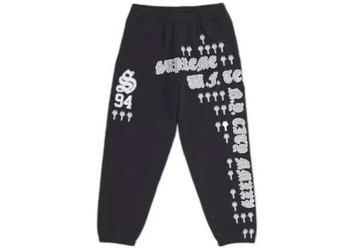 Supreme League Champs Sweatpant Black