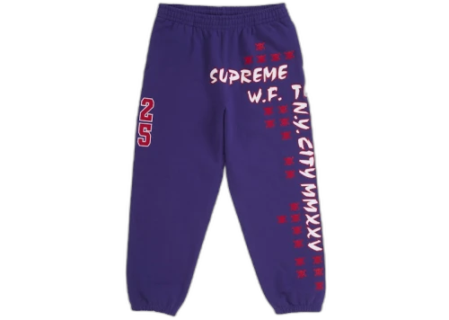 Supreme League Champs Sweatpant Purple