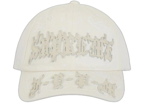 Supreme Leather Applique 6-Panel White
