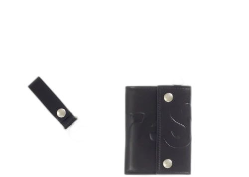 Supreme Leather Chain Wallet (FW25) Black