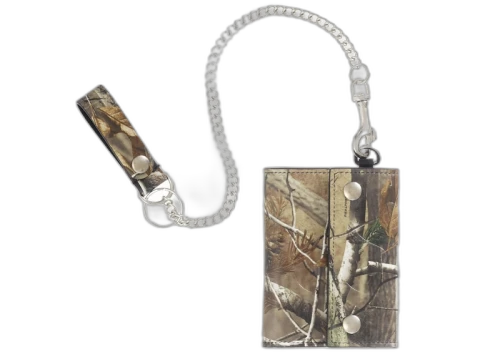 Supreme Leather Chain Wallet (FW25) Realtree Hardwoods Camo