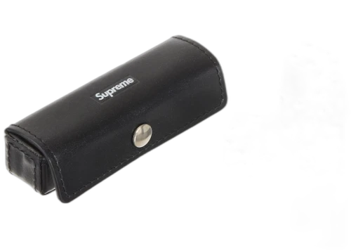 Supreme Leather Dice Set Black