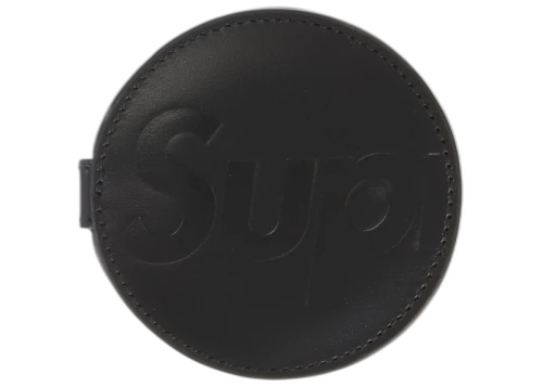 Supreme Leather Pocket Mirror Black