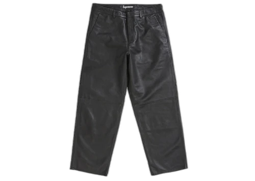 Supreme Leather Trouser Black