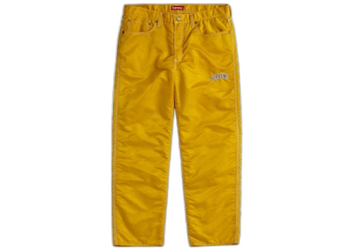 Supreme Levi's Nylon Pant Yellow