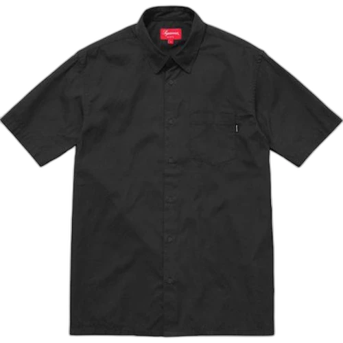 Supreme Lightweight SS Oxford Shirt Black