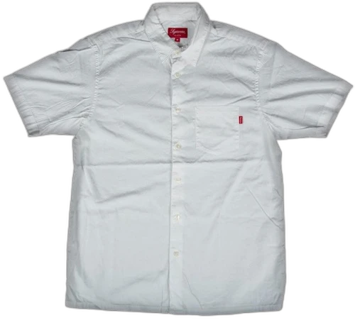 Supreme Lightweight SS Oxford Shirt White