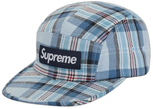 Supreme Lochcarron Camp Cap (FW25) Light Blue