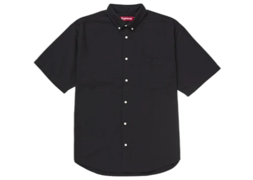 Supreme Loose Fit Oxford S/S Shirt Black