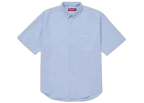 Supreme Loose Fit Oxford S/S Shirt Light Blue
