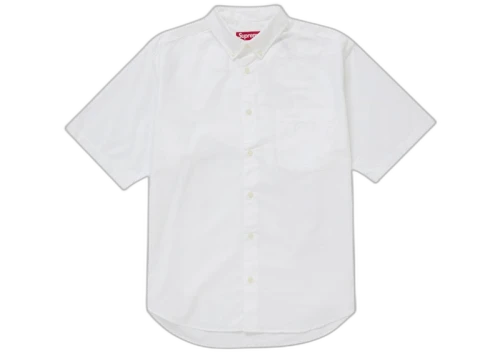 Supreme Loose Fit Oxford S/S Shirt White