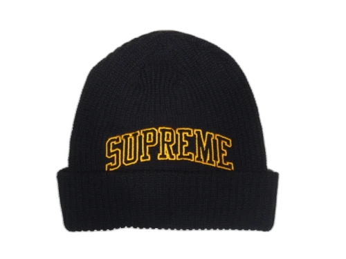 Supreme Loose Gauge Arc Beanie Black