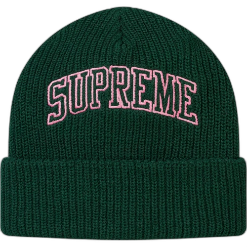 Supreme Loose Gauge Arc Beanie Emerald Green