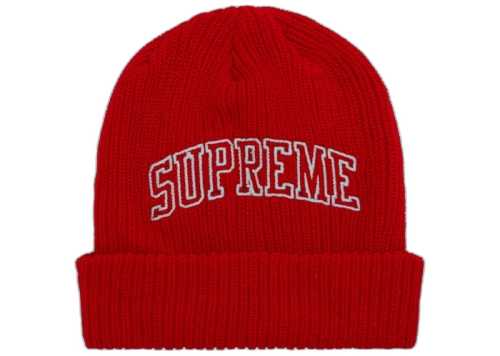 Supreme Loose Gauge Arc Beanie Red