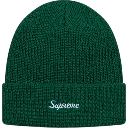 Supreme Loose Gauge Beanie Dark Green