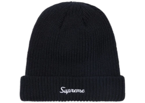 Supreme Loose Gauge Beanie (FW18) Navy
