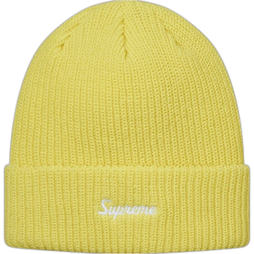 Supreme Loose Gauge Beanie Light Yellow