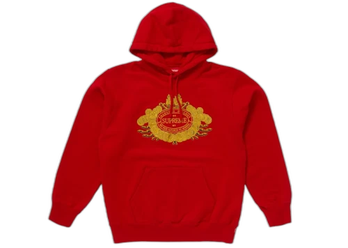 Supreme Love or Hate Hooded Sweatshirt Red