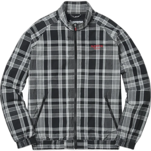 Supreme Madras Track Jacket Black