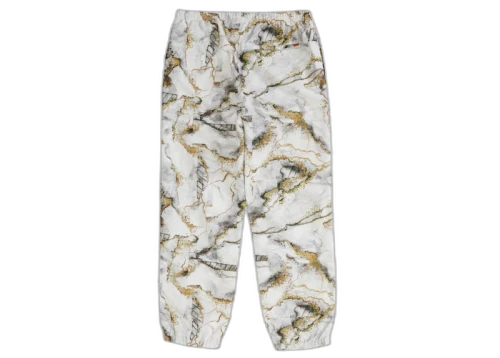 Supreme Marble Track Pant White