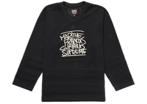 Supreme Marithé + François Girbaud Hockey Jersey Black