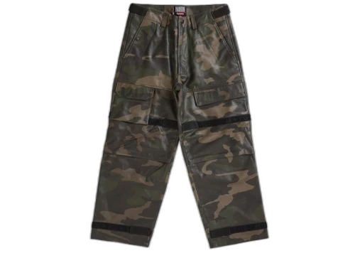 Supreme Marithé + François Girbaud Shuttle Tape Leather Cargo Pant Camo