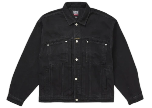 Supreme Marithé + François Girbaud X-Seam Denim Trucker Jacket Black