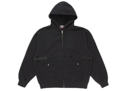 Supreme Marithé + François Girbaud Zip Up Hooded Sweatshirt Black