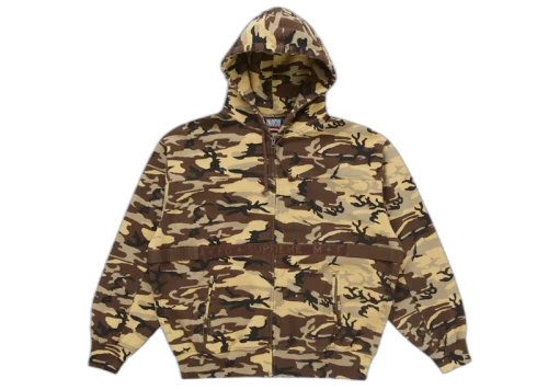 Supreme Marithé + François Girbaud Zip Up Hooded Sweatshirt Camo