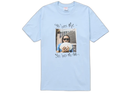 Supreme Max B Tee Powder Blue