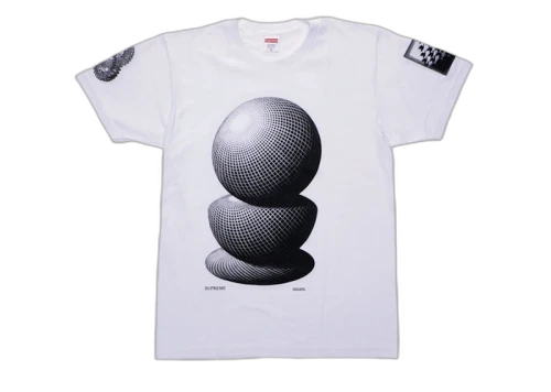 Supreme MC Esher Three Spheres Tee White