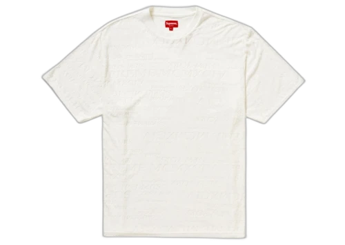 Supreme MCMXCIV Terry S/S Top White