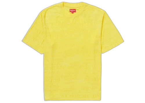 Supreme MCMXCIV Terry S/S Top Yellow