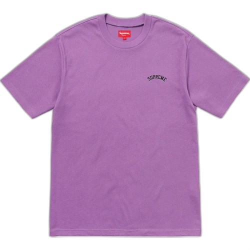 Supreme Mesh Arc Logo Tee Purple