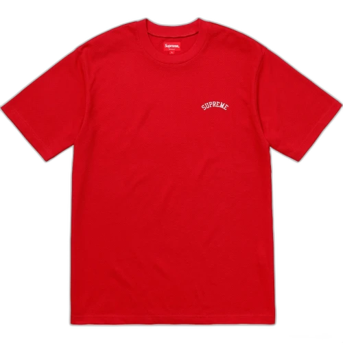Supreme Mesh Arc Logo Tee Red
