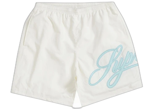 Supreme Mesh Script Water Short White
