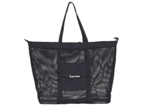 Supreme Mesh Tote Bag Black