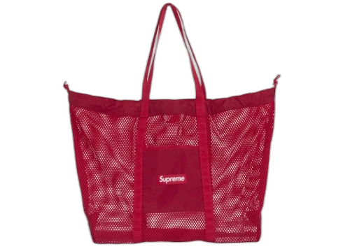 Supreme Mesh Tote Bag Red
