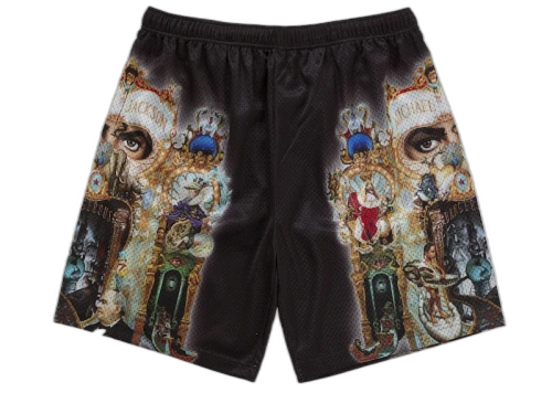 Supreme Michael Jackson Dangerous Mesh Short Black